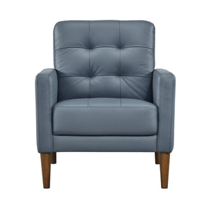 Novara Leather Match Accent Chair