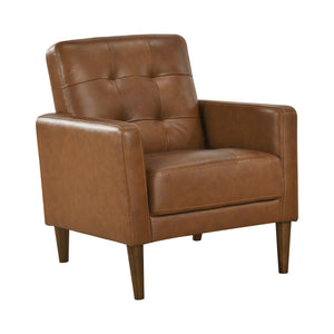 Novara Leather Match Accent Chair