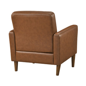 Novara Leather Match Accent Chair