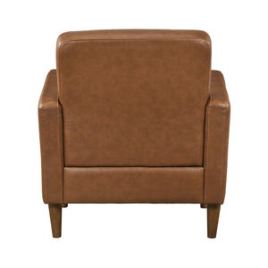 Novara Leather Match Accent Chair