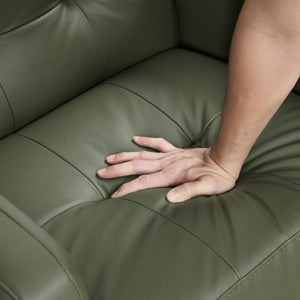 Novara Leather Match Accent Chair