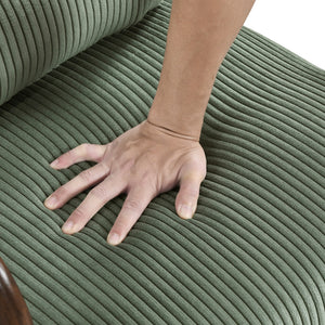Zenith Corduroy Fabric Accent Chair