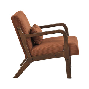 Zenith Corduroy Fabric Accent Chair