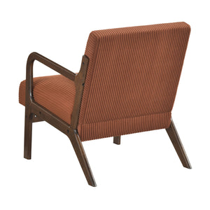 Zenith Corduroy Fabric Accent Chair