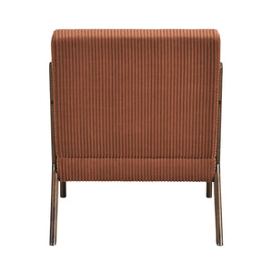 Zenith Corduroy Fabric Accent Chair