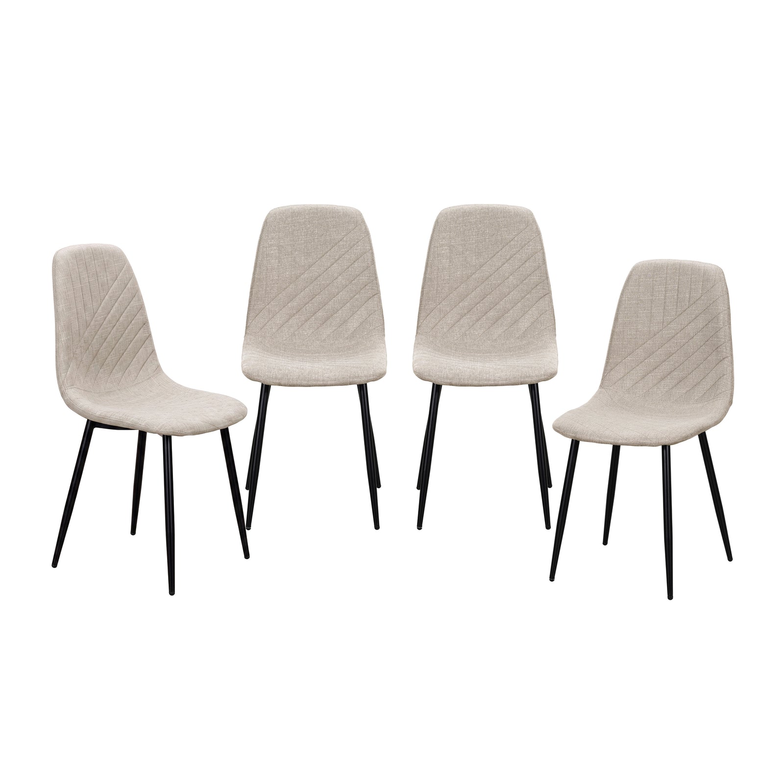 Liva Textured Fabric Dining Chair