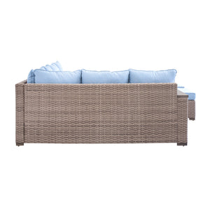 Serene Fabric Outdoor Sectional Set