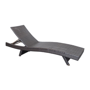 Serene Powder Coated Aluminum Frame Outdoor Chaise Lounger
