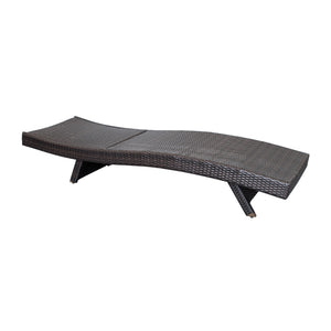 Serene Powder Coated Aluminum Frame Outdoor Chaise Lounger