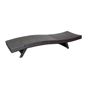 Serene Powder Coated Aluminum Frame Outdoor Chaise Lounger