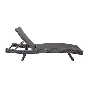 Serene Powder Coated Aluminum Frame Outdoor Chaise Lounger