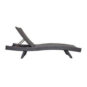 Serene Powder Coated Aluminum Frame Outdoor Chaise Lounger