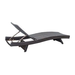Serene Powder Coated Aluminum Frame Outdoor Chaise Lounger