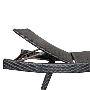 Serene Powder Coated Aluminum Frame Outdoor Chaise Lounger