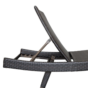 Serene Powder Coated Aluminum Frame Outdoor Chaise Lounger
