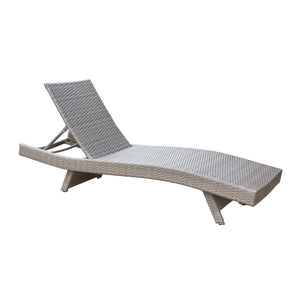 Serene Powder Coated Aluminum Frame Outdoor Chaise Lounger