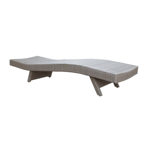 Serene Powder Coated Aluminum Frame Outdoor Chaise Lounger