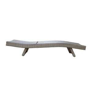 Serene Powder Coated Aluminum Frame Outdoor Chaise Lounger