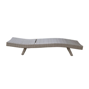 Serene Powder Coated Aluminum Frame Outdoor Chaise Lounger