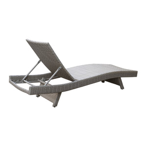Serene Powder Coated Aluminum Frame Outdoor Chaise Lounger