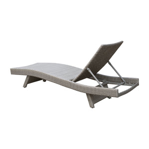 Serene Powder Coated Aluminum Frame Outdoor Chaise Lounger