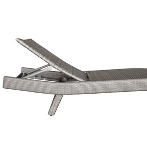 Serene Powder Coated Aluminum Frame Outdoor Chaise Lounger