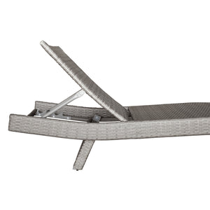 Serene Powder Coated Aluminum Frame Outdoor Chaise Lounger