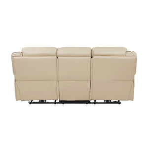 Matteo Breathable Faux Leather Power Double Reclining Sofa