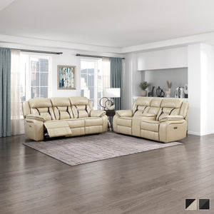 Matteo 2-Piece Power Reclining Living Room Sofa Set