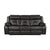 Matteo Breathable Faux Leather Manual Double Reclining Sofa