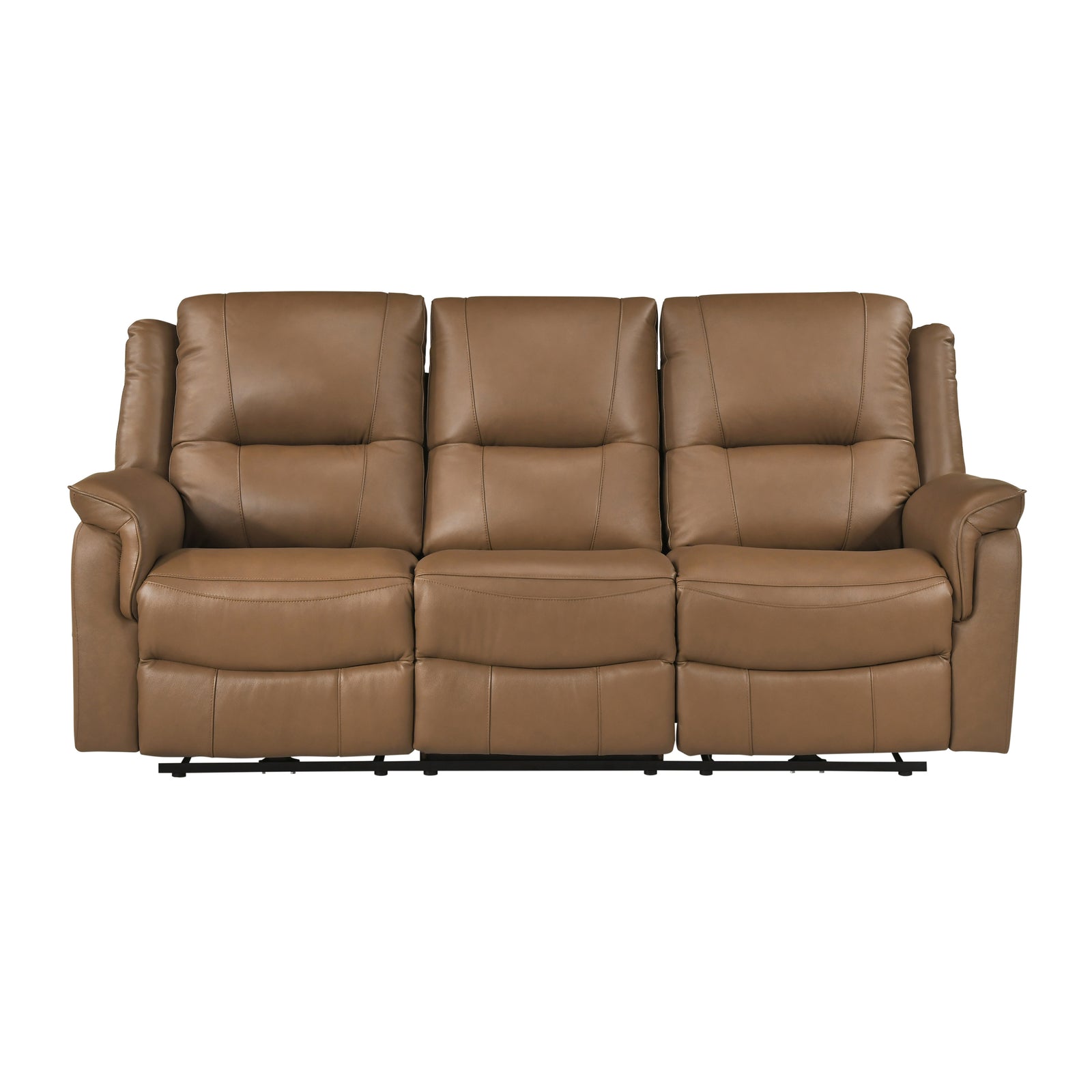 Kaelin Leather Match Power Double Reclining Sofa