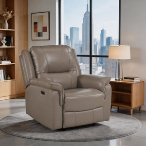 Kaelin Leather Match Power Reclining Chair