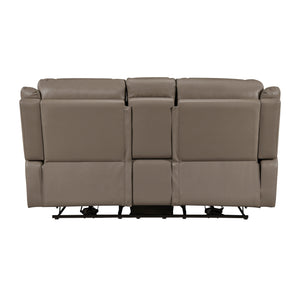 Kaelin 2- Piece Leather Match Power Reclining Sofa Set