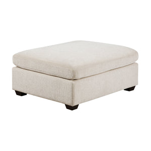 Brixton Chenille Fabric Ottoman