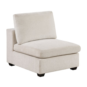 Brixton Chenille Fabric Armless Chair