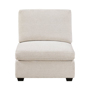 Brixton Chenille Fabric Armless Chair