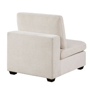 Brixton Chenille Fabric Armless Chair