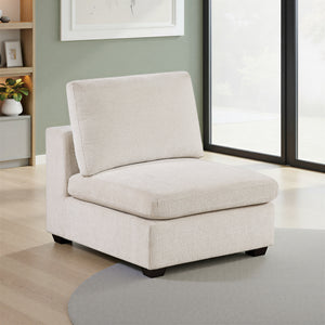 Brixton Chenille Fabric Armless Chair