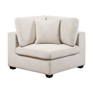 Brixton Chenille Fabric Corner Seat