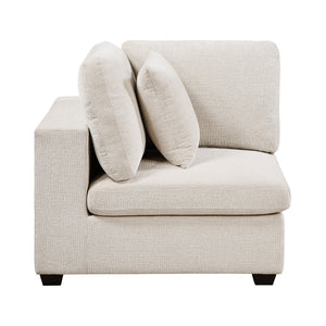 Brixton Chenille Fabric Corner Seat