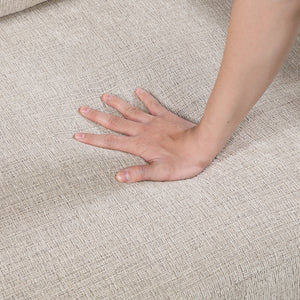 Evora Chenille Fabric 2-Piece Sectional with Left Chaise