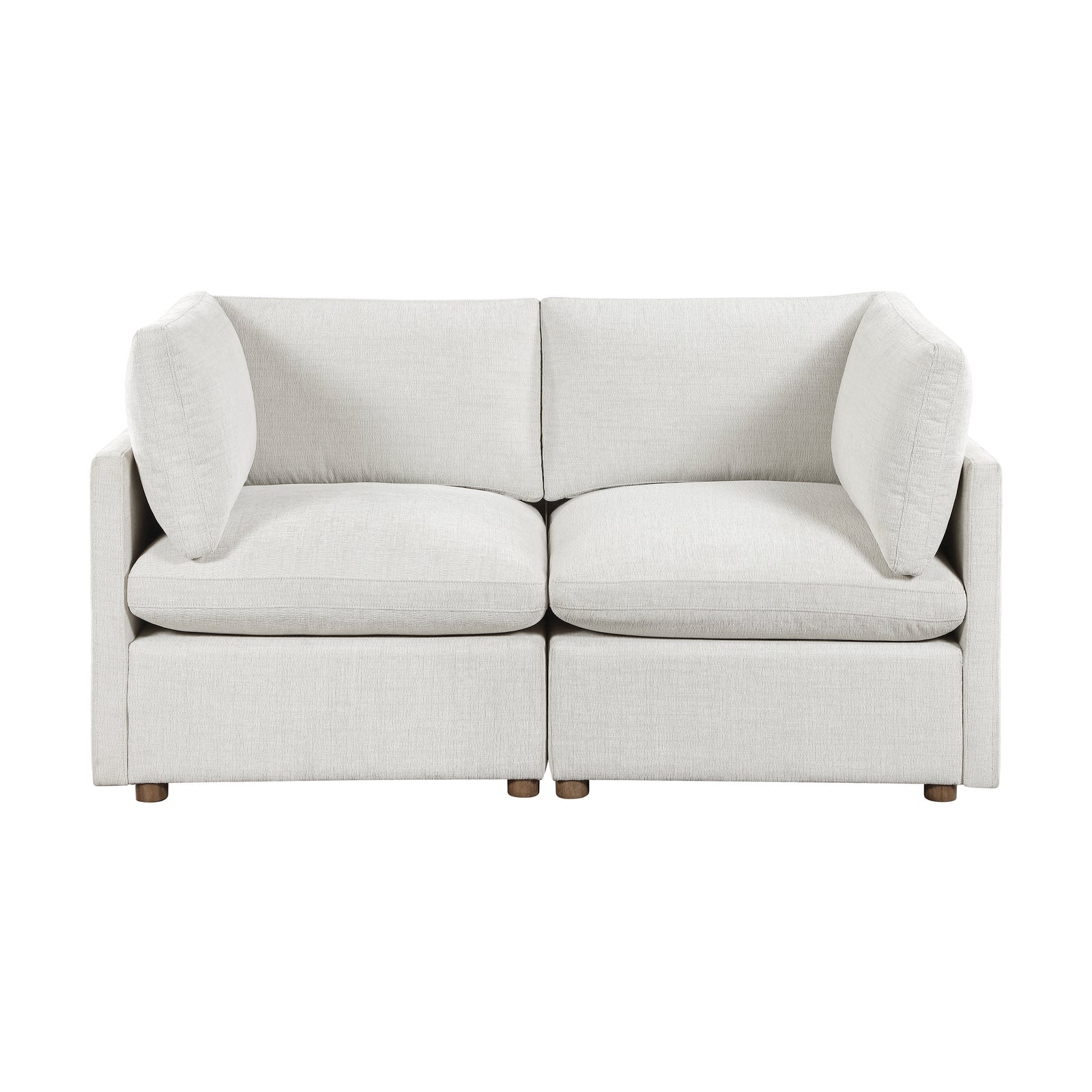 Solara Chenille Fabric Living Room Loveseat