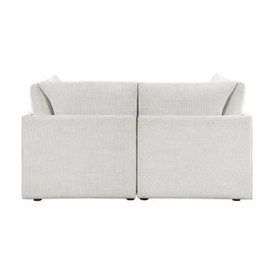 Solara Chenille Fabric Living Room Loveseat