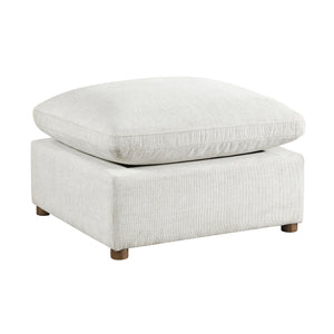 Solara Chenille Fabric Ottoman