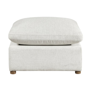 Solara Chenille Fabric Ottoman