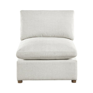Solara Chenille Fabric Armless Chair