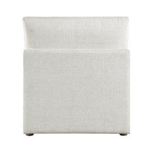 Solara Chenille Fabric Armless Chair