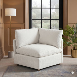 Solara Chenille Fabric Corner Seat