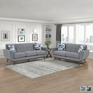 Tarsilla 2-Piece Chenille Living Room Sofa Set