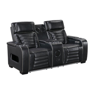 Arbor 2- Piece Leather Match Power Reclining Sofa Set